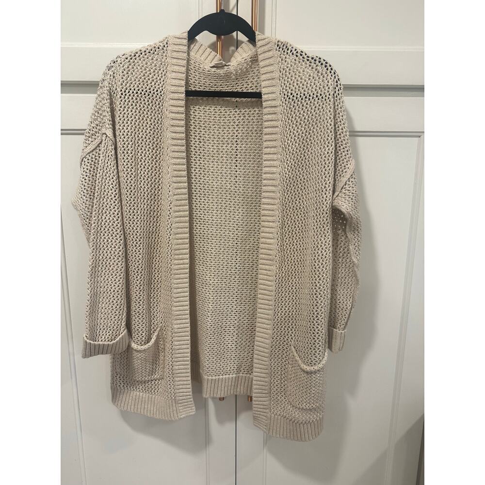Gap Open front cardigan 100% cotton womens small summer beach airy